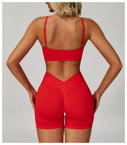 l'Héritage — Seamless Ribbed Active Set (Mauve)